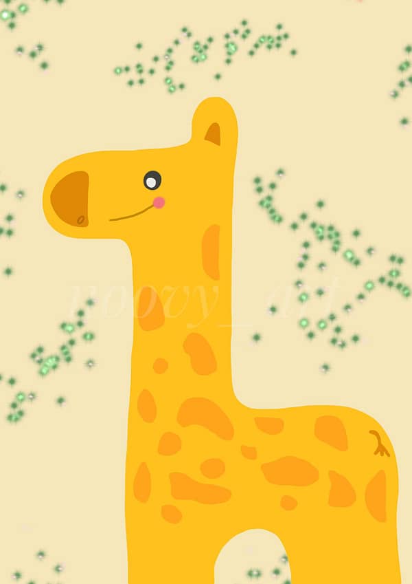 Giraffe-Kinderzimmer