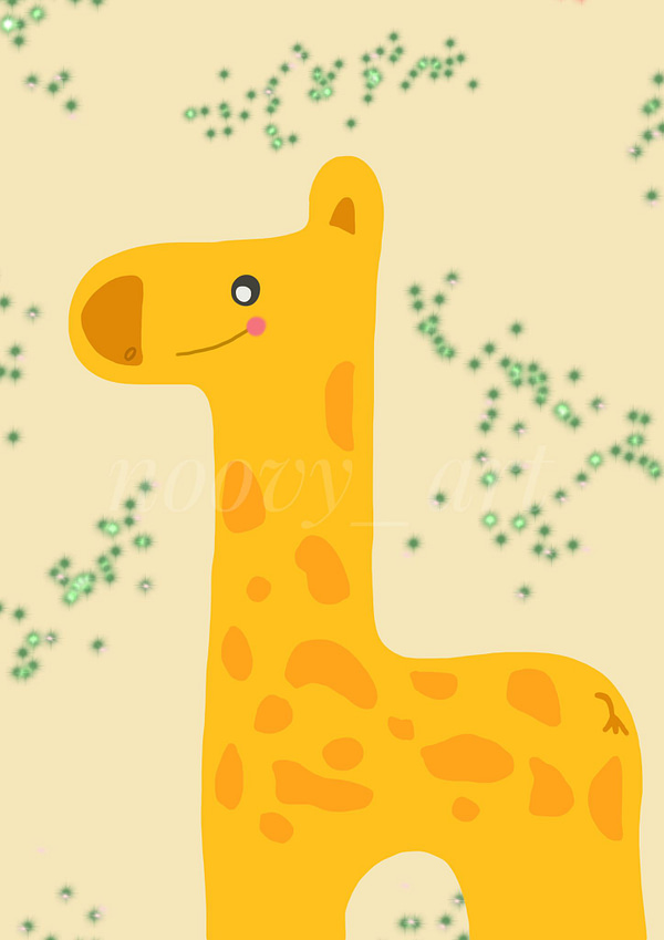 Giraffe-Kinderzimmer